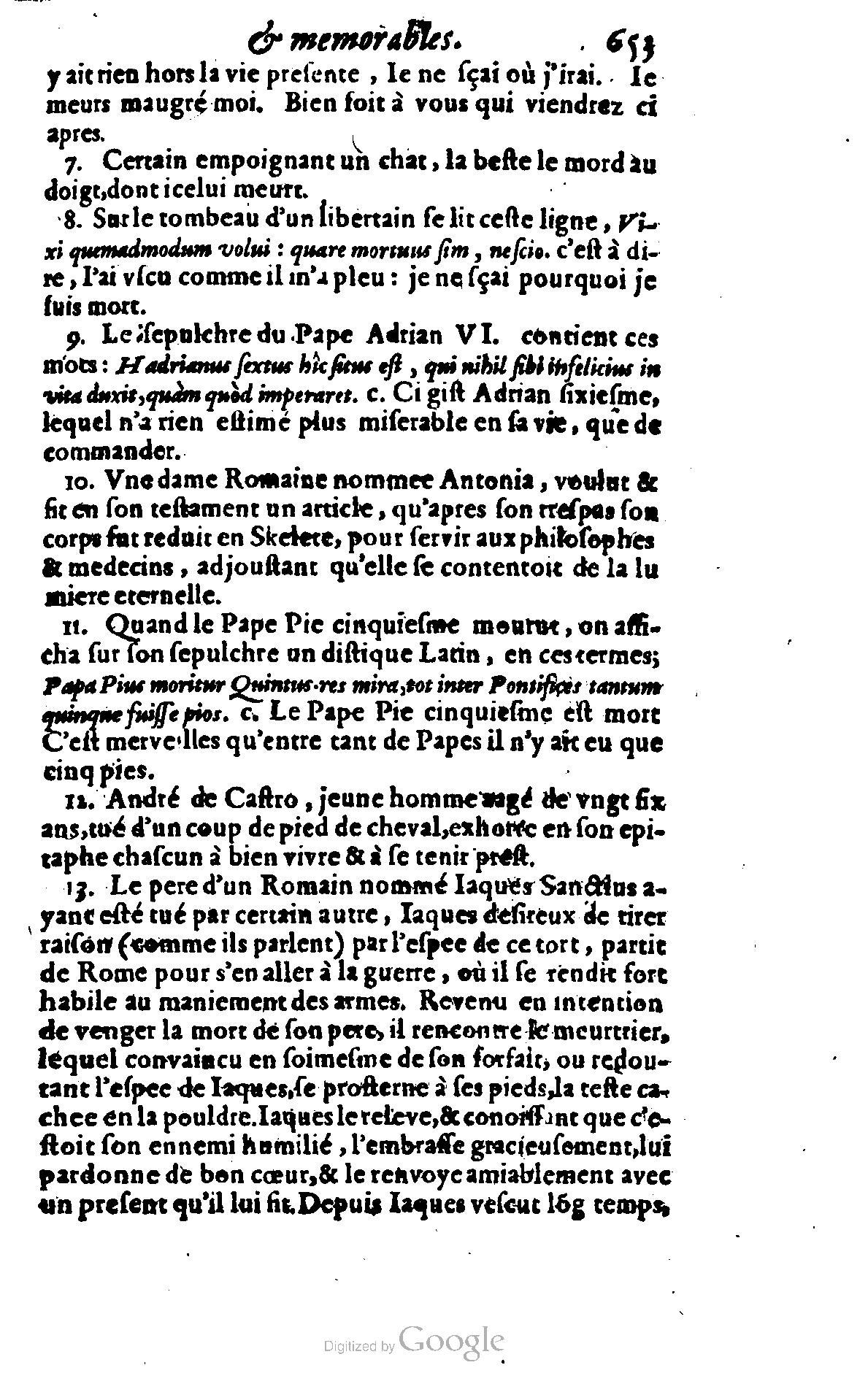 1628 - Jacques Crespin - Trésor d’histoires admirables et mémorables - BSB Munich