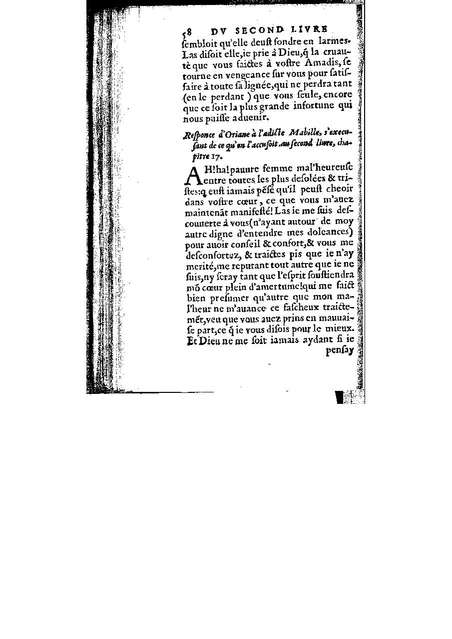 1572 - Veuve Gabriel Cotier - Trésor des Amadis - BM Lyon