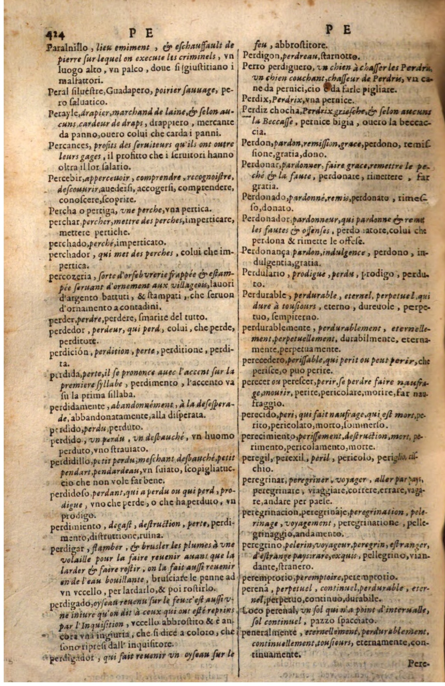 1644 - Jacques Crespin - Trésor des trois langues - Passau 1644 - Jacques Crespin - Trésor des trois langues - Passau