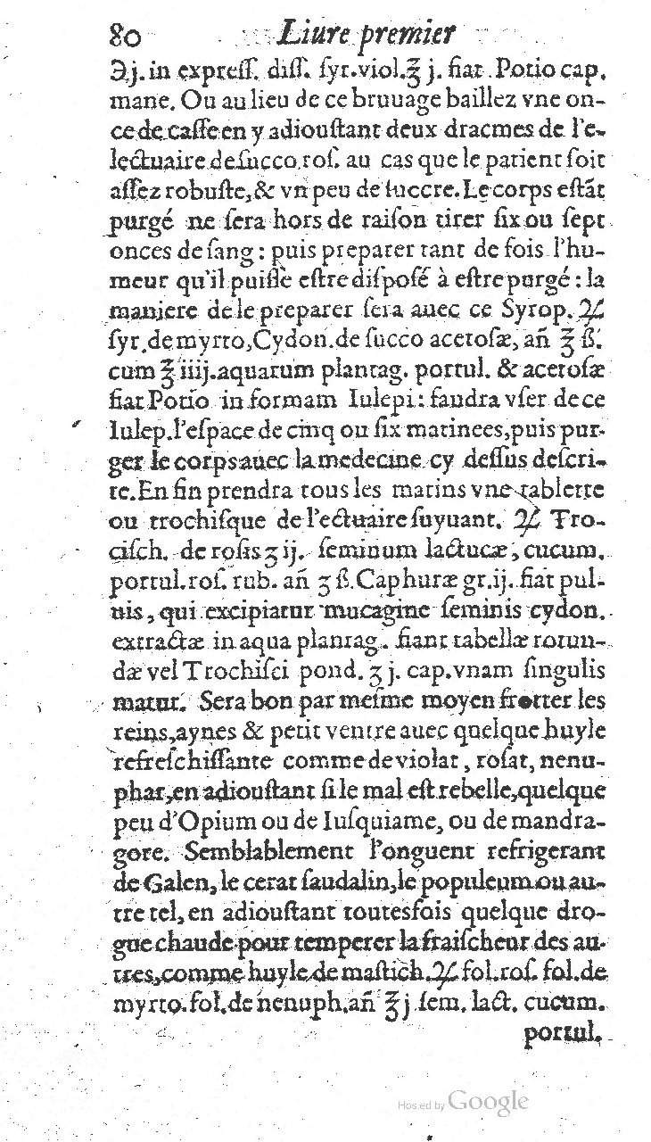 1585 - Jacques du Puis - Trésor des remèdes secrets pour les maladies des femmes - BnF