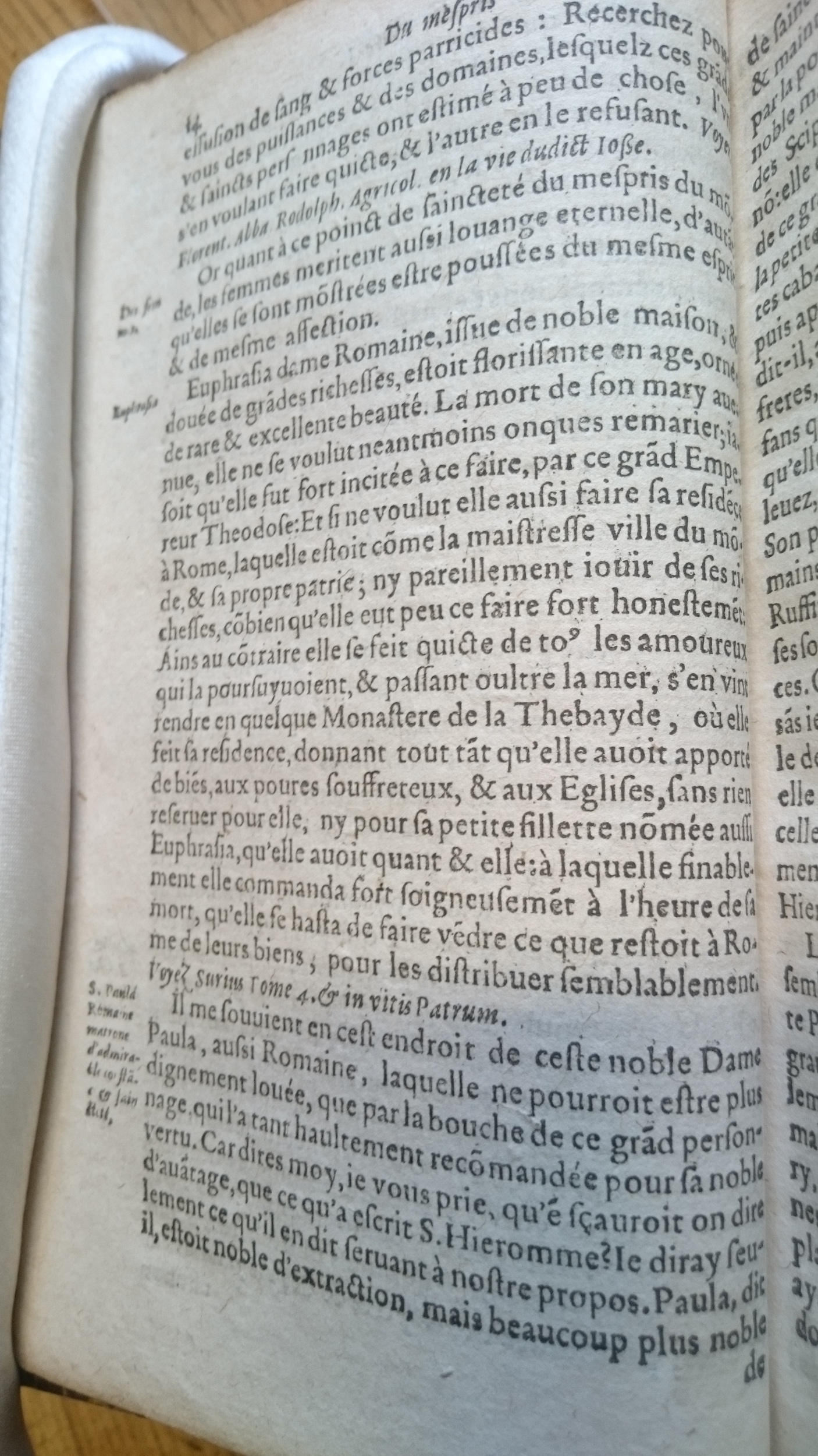 1599 - Balthazar Bellère - Trésor des faits et dits mémorables des hommes saints et illustres - Douai Quincy