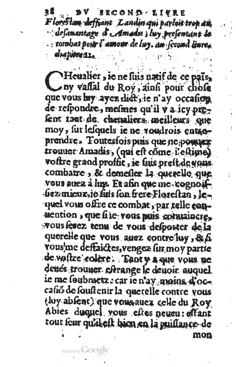 1567 - Jean Pygot - Trésor des Amadis - BM Lyon 1567 - Jean Pygot - Trésor des Amadis - BM Lyon