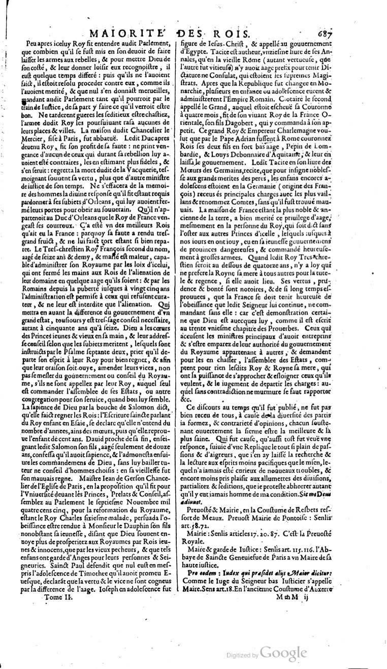 1629 - Veuve Nicolas Buon - Trésor du droit français (29620 T. 2) - BM Lyon