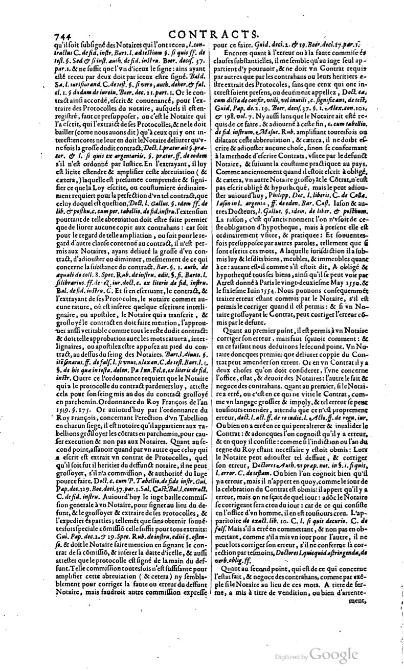 1629 - Veuve Nicolas Buon - Trésor du droit français (29620 T. 1) - BM Lyon