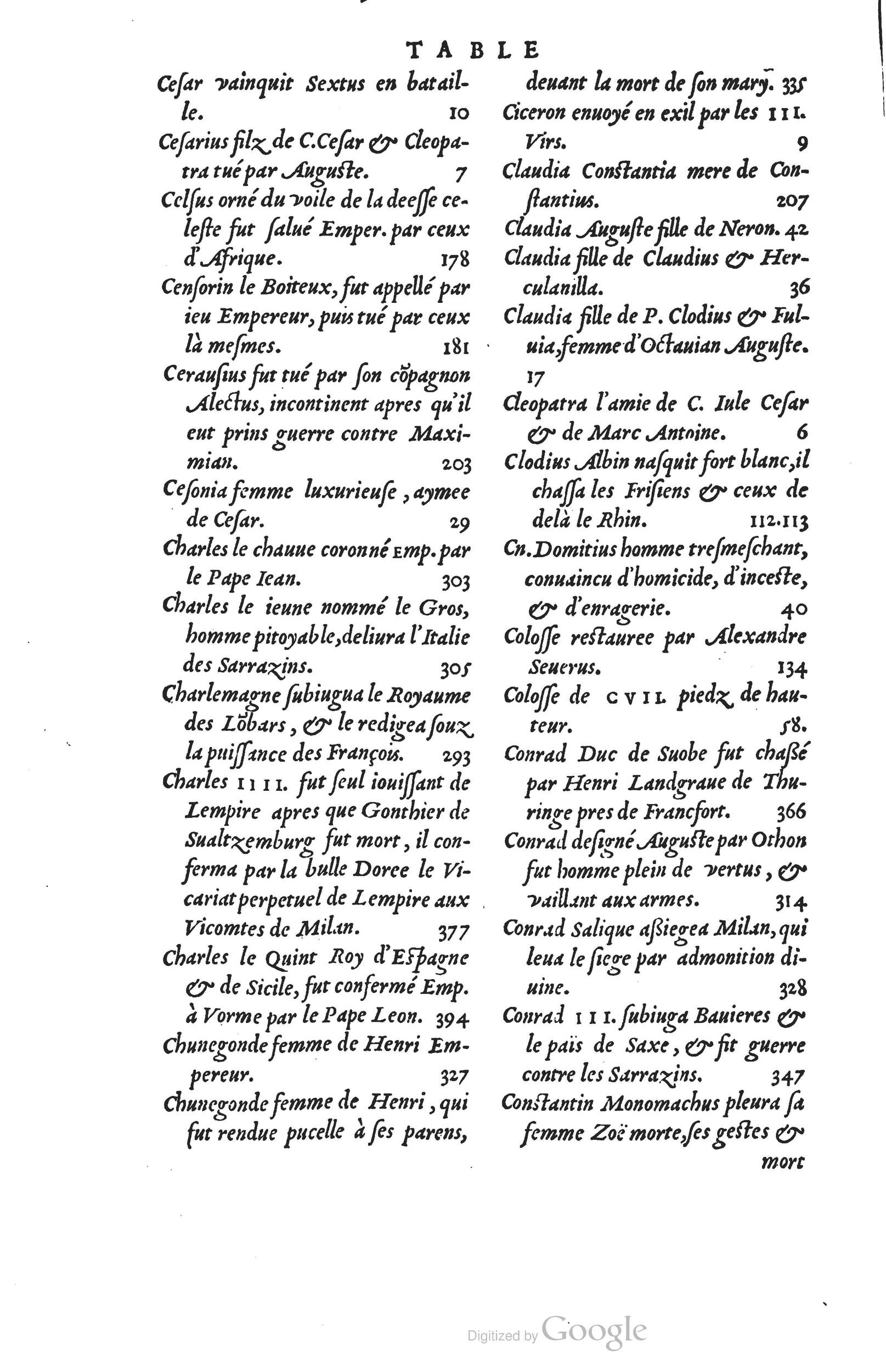1553 - Jacopo Strada et Thomas Guérin - Épitome du Trésor des antiquités - Prague 1553 - Jacopo Strada et Thomas Guérin - Épitome du Trésor des antiquités - Prague
