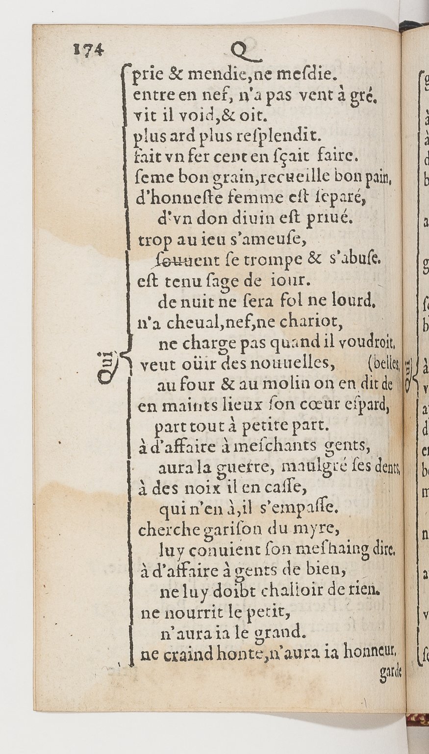 1577 - Jean d’Ogerolles - Trésor de sentences dorées - BnF Arsenal