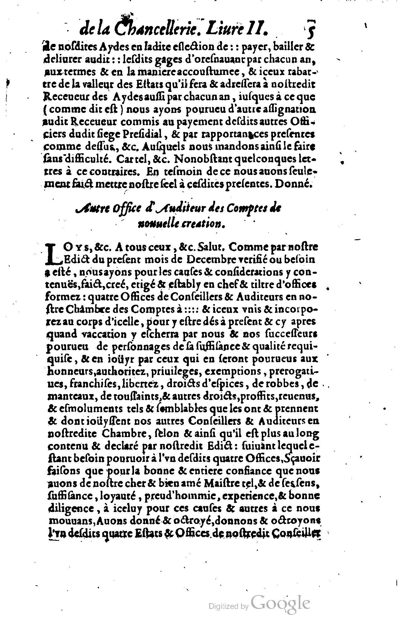1614 - Jean Richer - Trésor du nouveau style et protocole de la chancellerie de France - BSB Munich