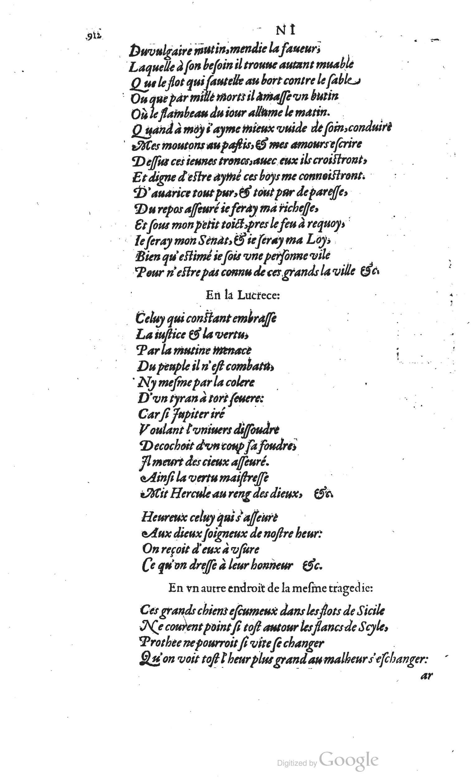 1585 - Barthélemy Honorat - Bibliothèques françaises - BSB Munich