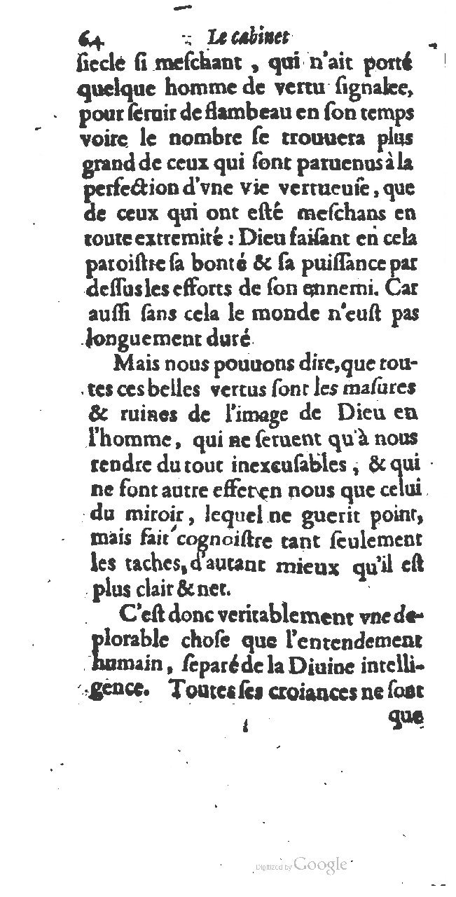 1615 - François Le Fèvre - Cabinet du vrai trésor - BCU Lausanne