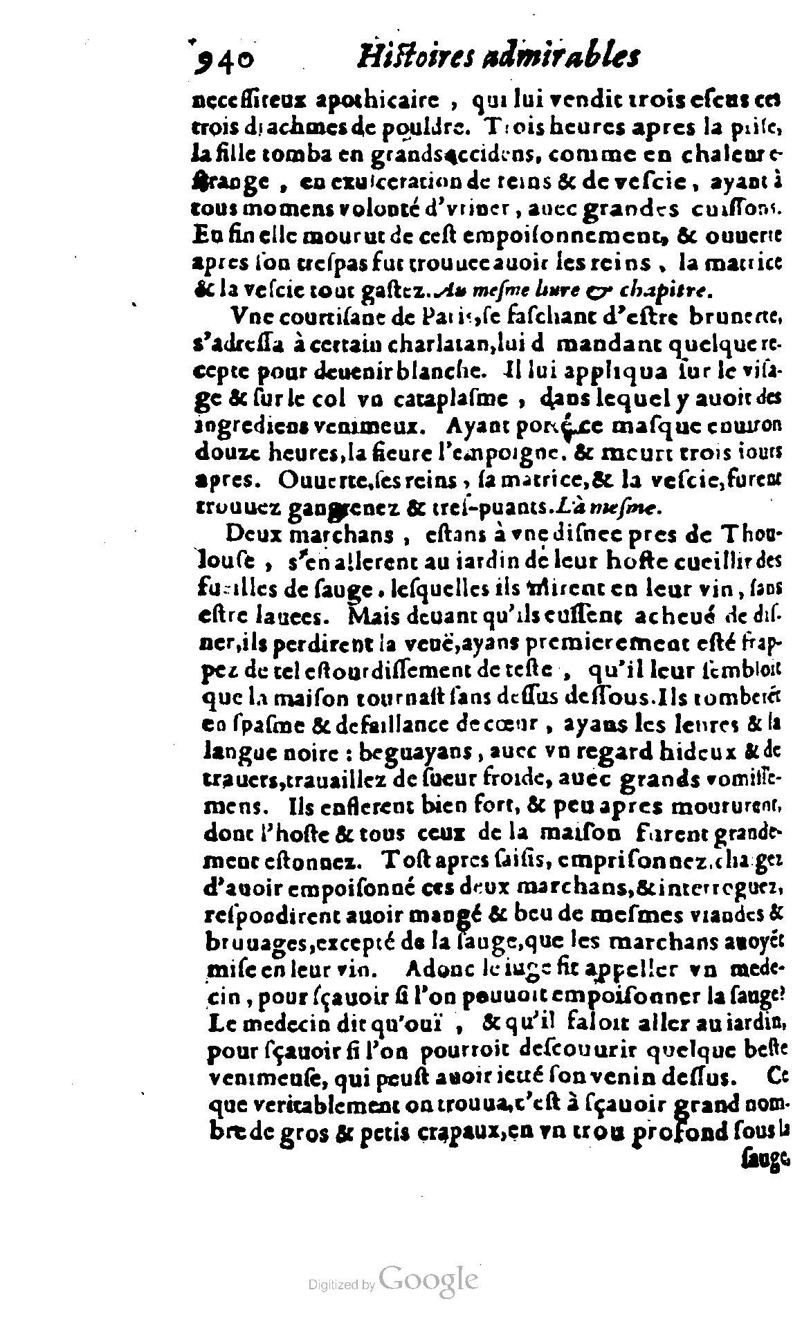 1620 - Samuel Crespin - Trésor d’histoires admirables et mémorables - BCU Lausanne
