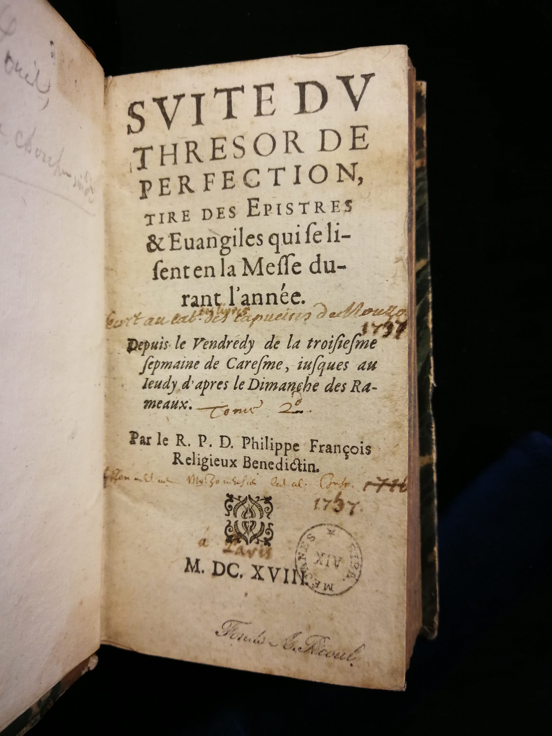1618 - s.n. - Trésor de perfection - Les Méjanes, Aix-en-Provence