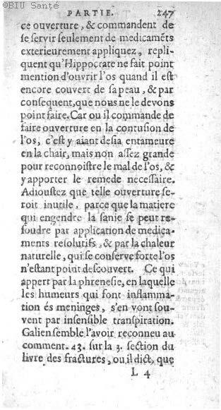 1612 - Thomas Portau - Trésor de chirurgie - BIU Santé
