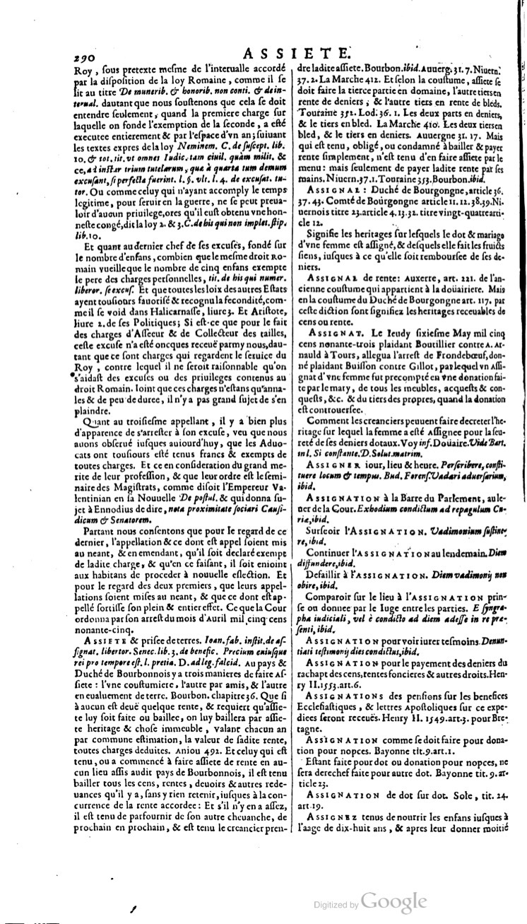 1629 - Veuve Nicolas Buon - Trésor du droit français (21754 T. 1) - BM Lyon
