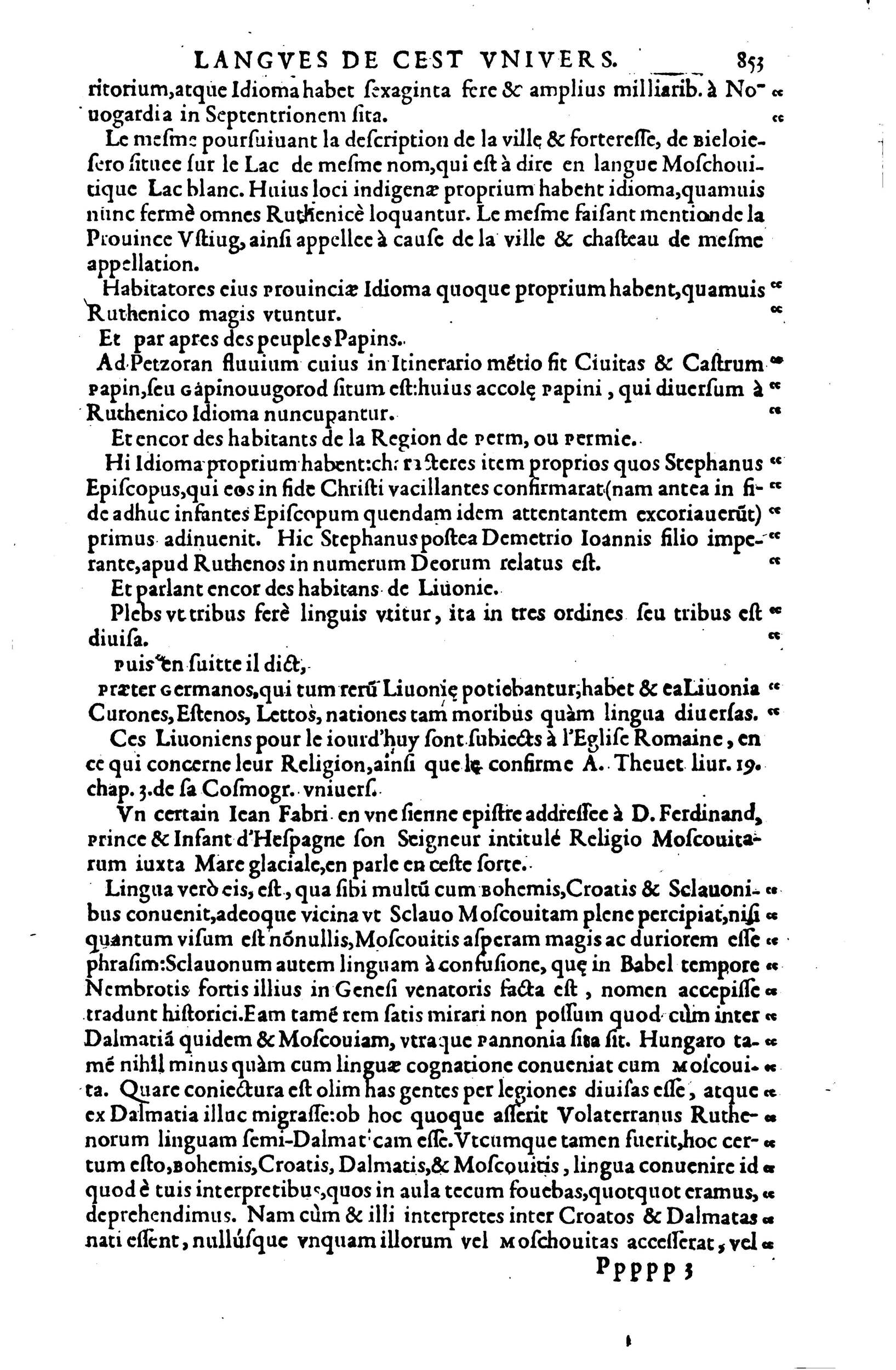 1608 - Nicolas Du Fossé - Trésor politique - BnF Tolbiac