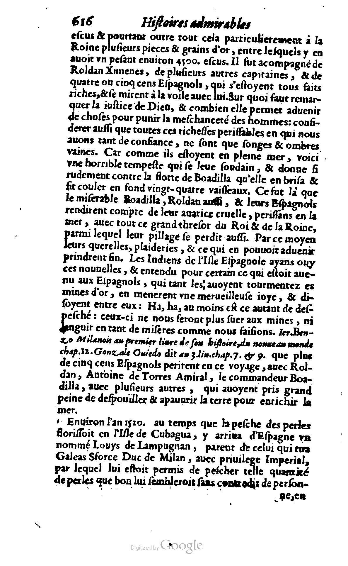 1620 - Samuel Crespin - Trésor d’histoires admirables et mémorables - BCU Lausanne