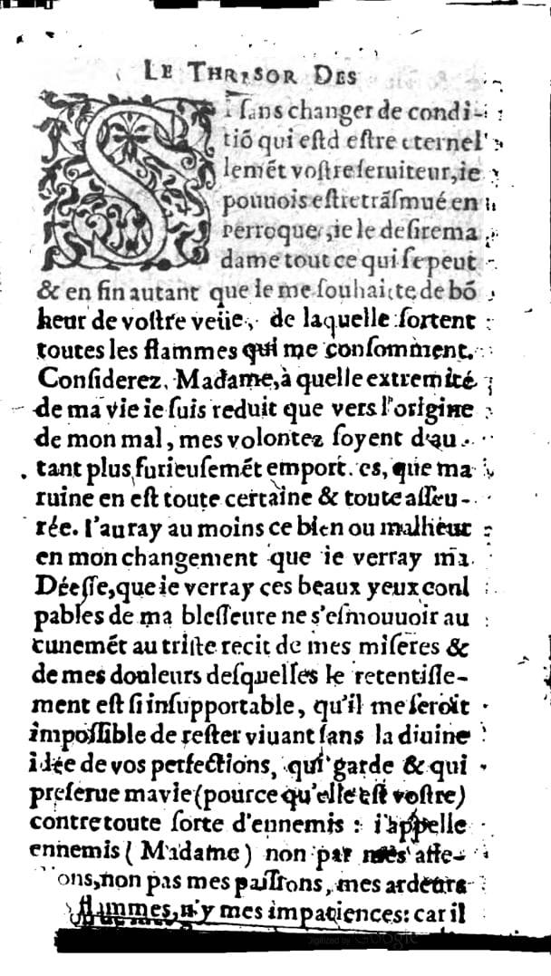 1624 - Nicolas Oudot - Trésor des lettres douces et amoureuses - BNC Florence 1624 - Nicolas Oudot - Trésor des lettres douces et amoureuses - BNC Florence