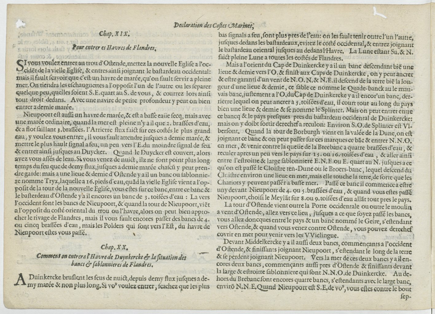 1601 - Bonaventure d’Aseville - Trésorerie ou cabinet de route marinesque - BnF