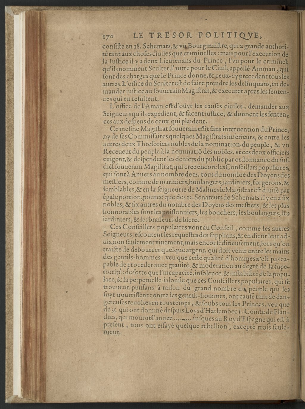 1608 - Nicolas Du Fossé - Trésor politique - BnF Tolbiac