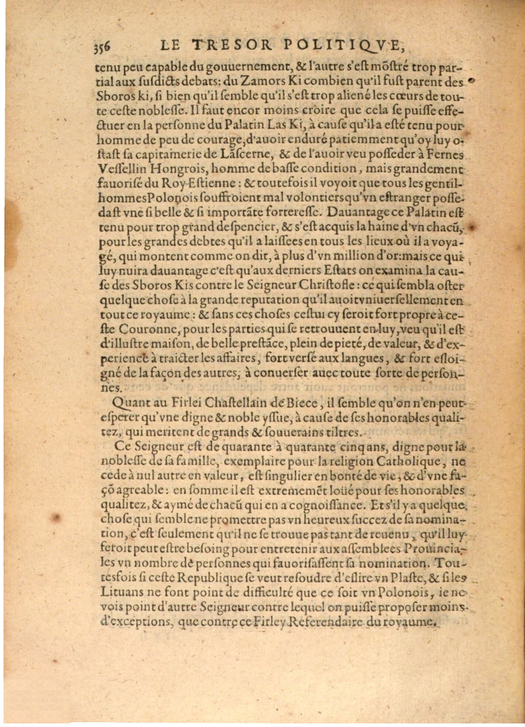 1608 - Nicolas Du Fossé - Trésor politique - BSB Munich