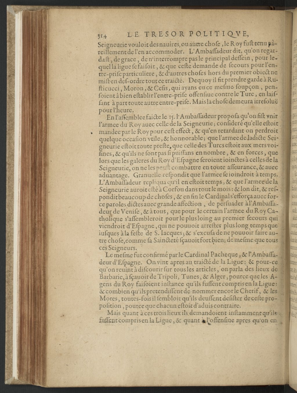 1608 - Nicolas Du Fossé - Trésor politique - BnF Tolbiac