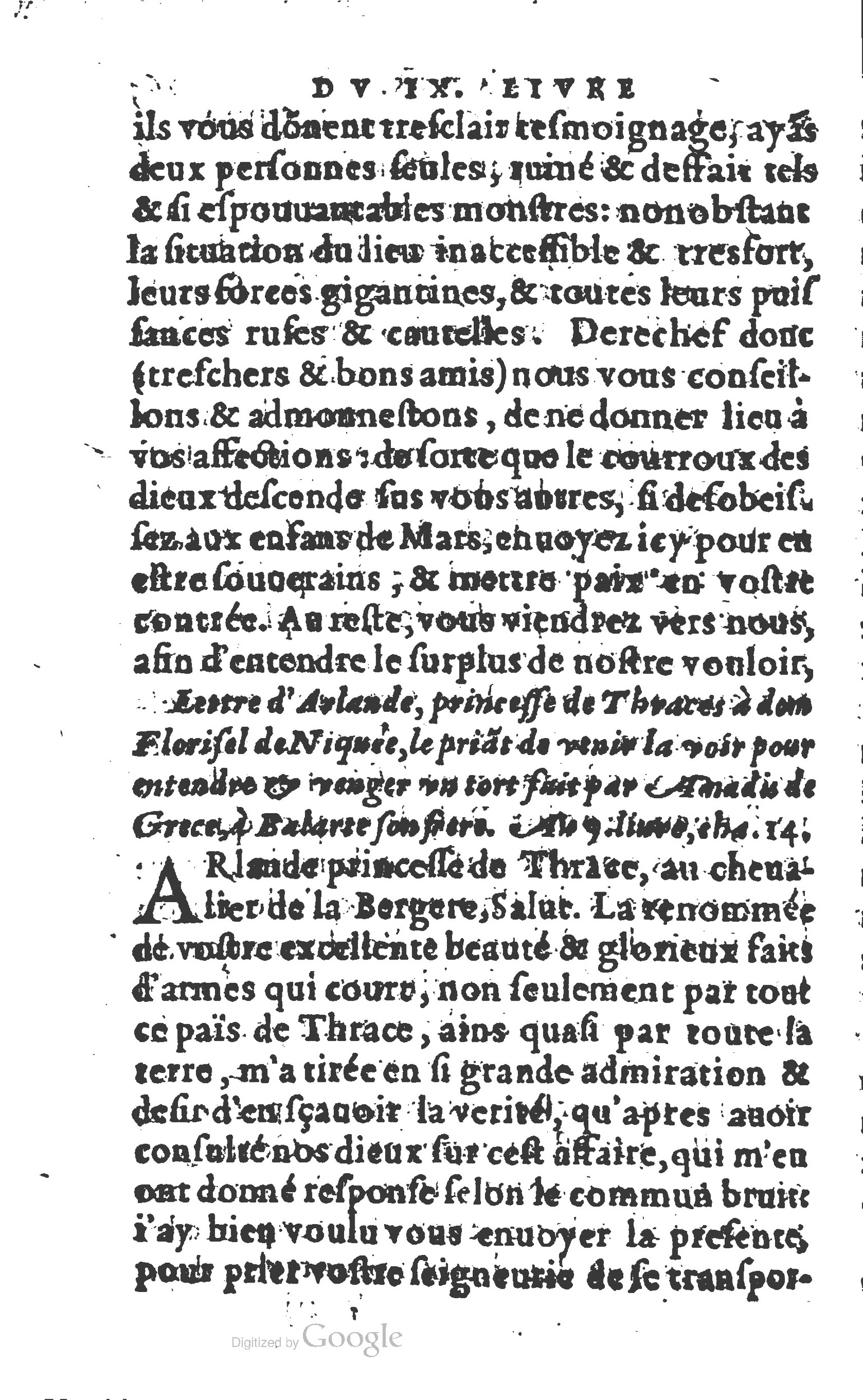 1567 - Robert Le Mangnier - Trésor des Amadis - British Library 1567 - Robert Le Mangnier - Trésor des Amadis - British Library