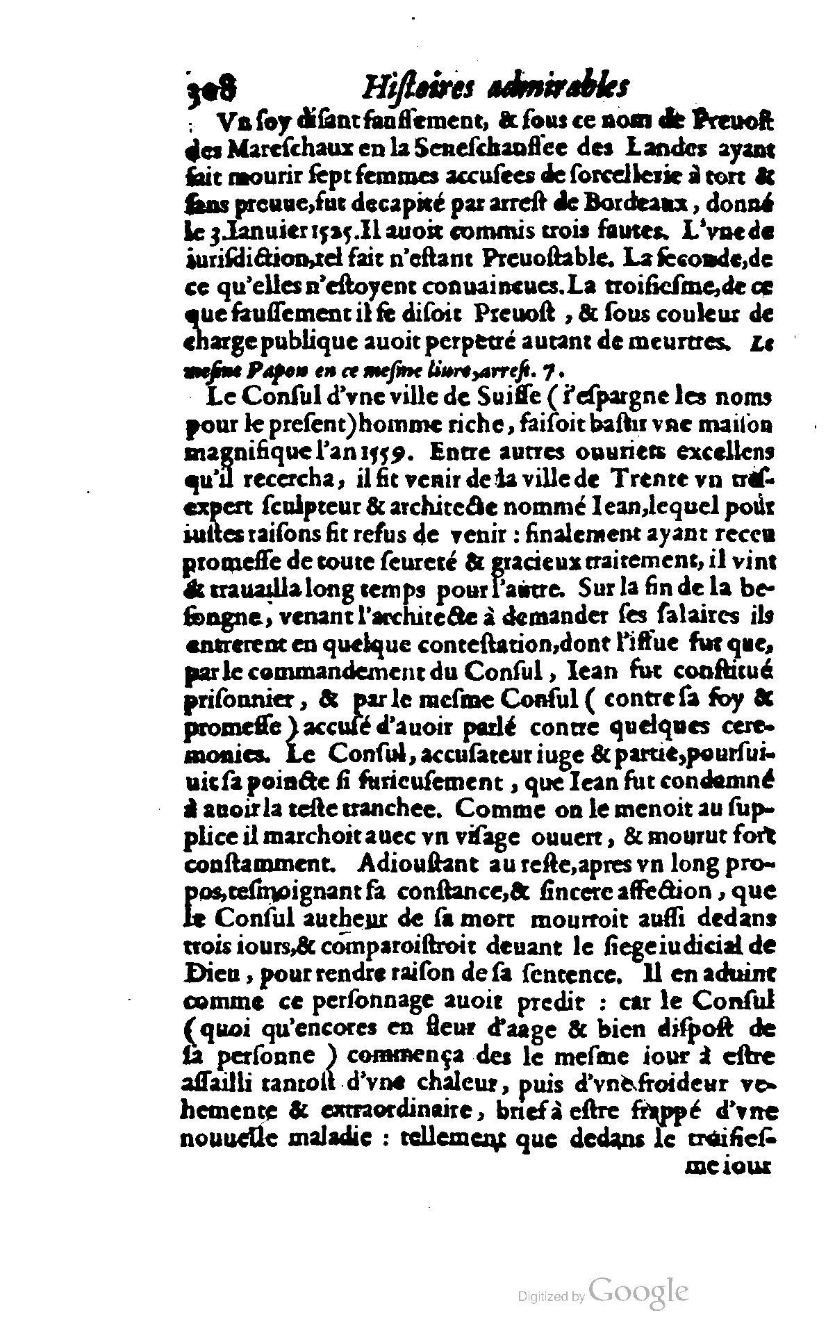 1620 - Samuel Crespin - Trésor d’histoires admirables et mémorables - BCU Lausanne