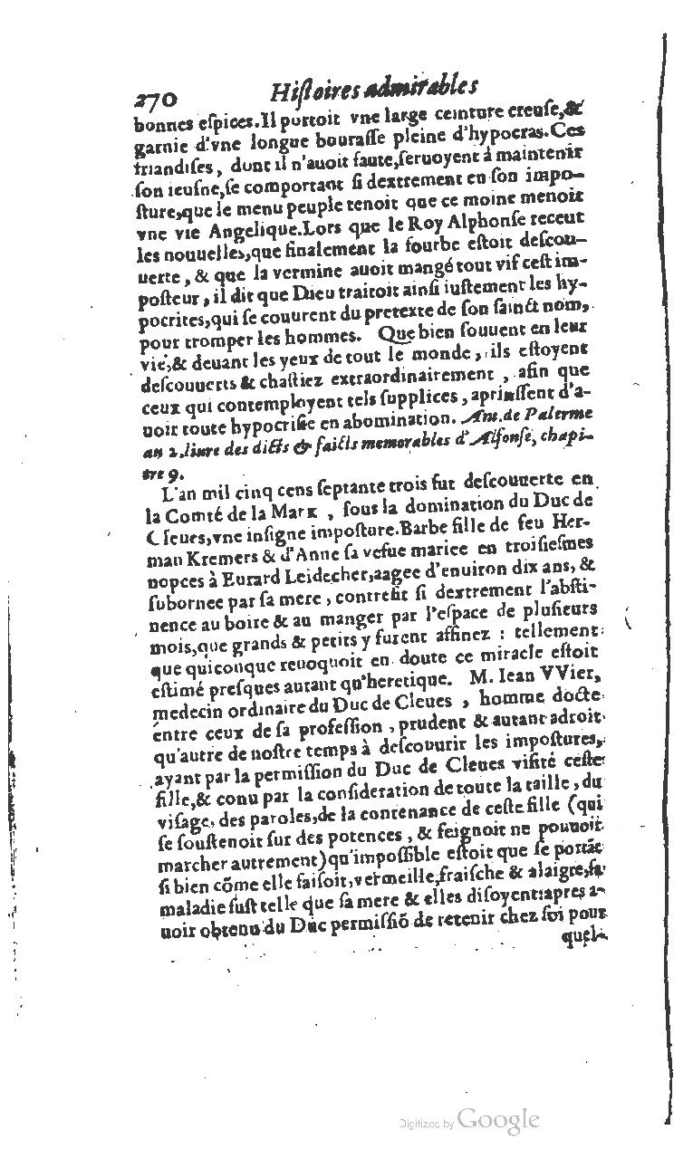 1610 - Paul Marceau - Trésor d’histoires admirables et mémorables - BSB Munich