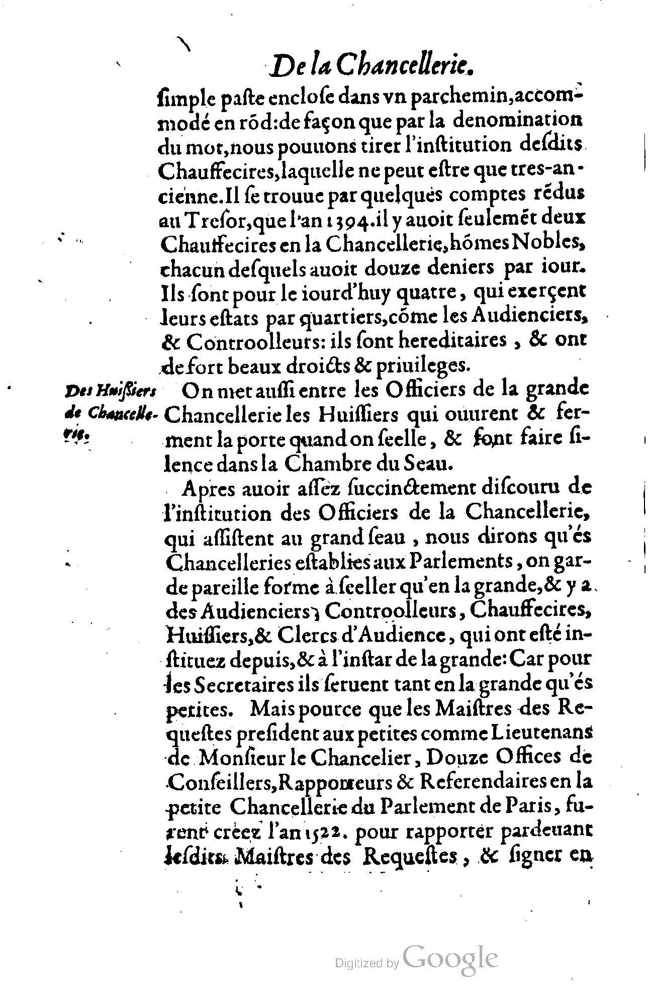 1614 - Jean Richer - Trésor du nouveau style et protocole de la chancellerie de France - BSB Munich
