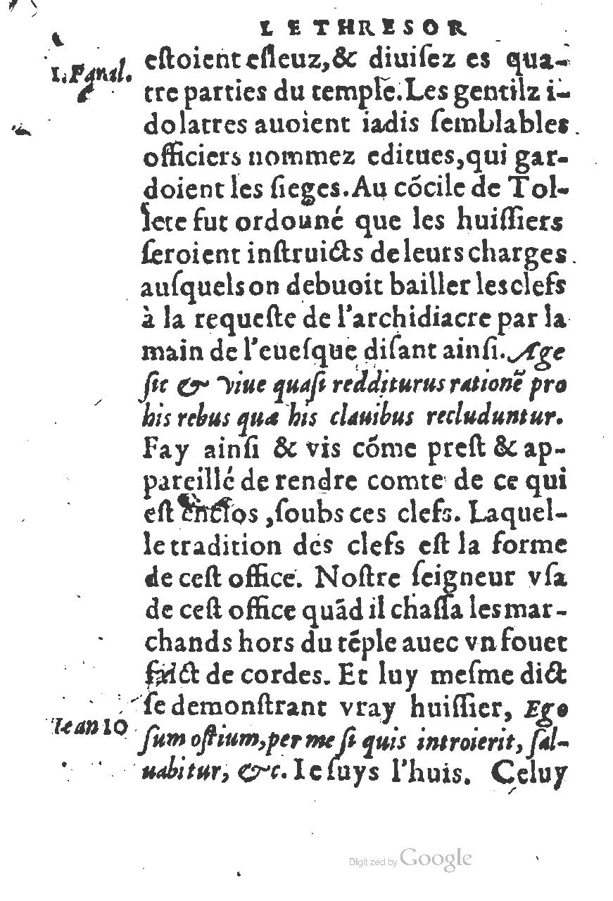 1578 - Jean de Bordeaux - Trésor de l’Église catholique - BM Lyon
