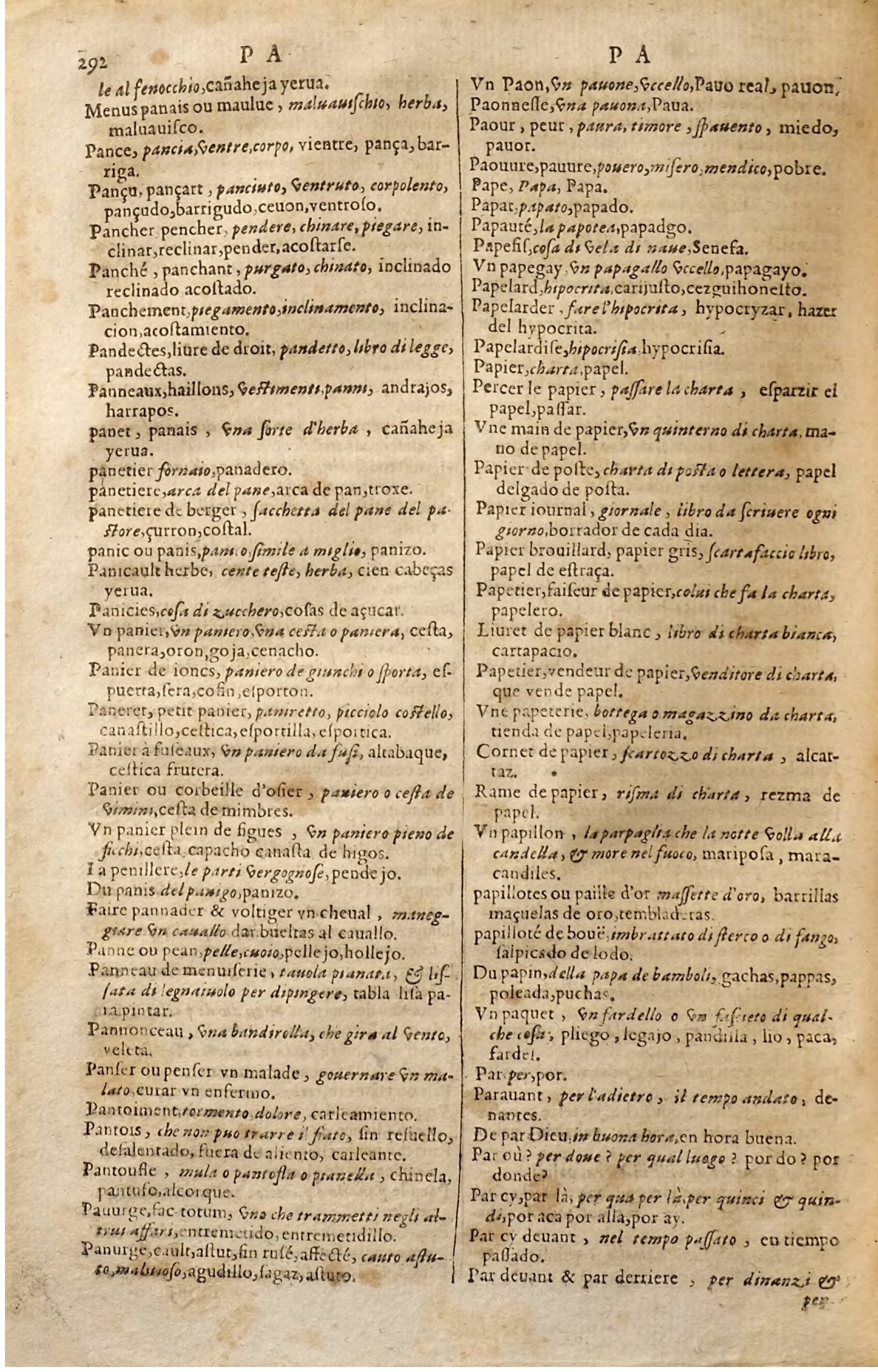 1627 - Jacques Crespin - Trésor des trois langues (Seconde partie) - Regensburg