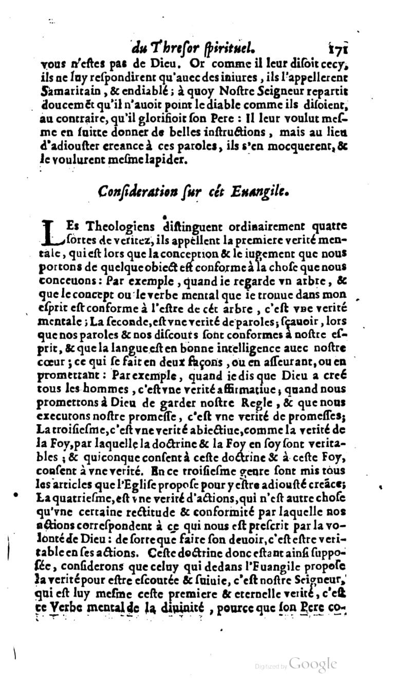 1637 - s.n. - Trésor spirituel des âmes religieuses - BM Lyon