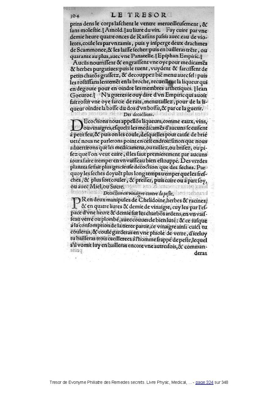 1555 - Balthazar Arnoullet - Trésor d’Évonyme Philiatre - Université Paris Cité