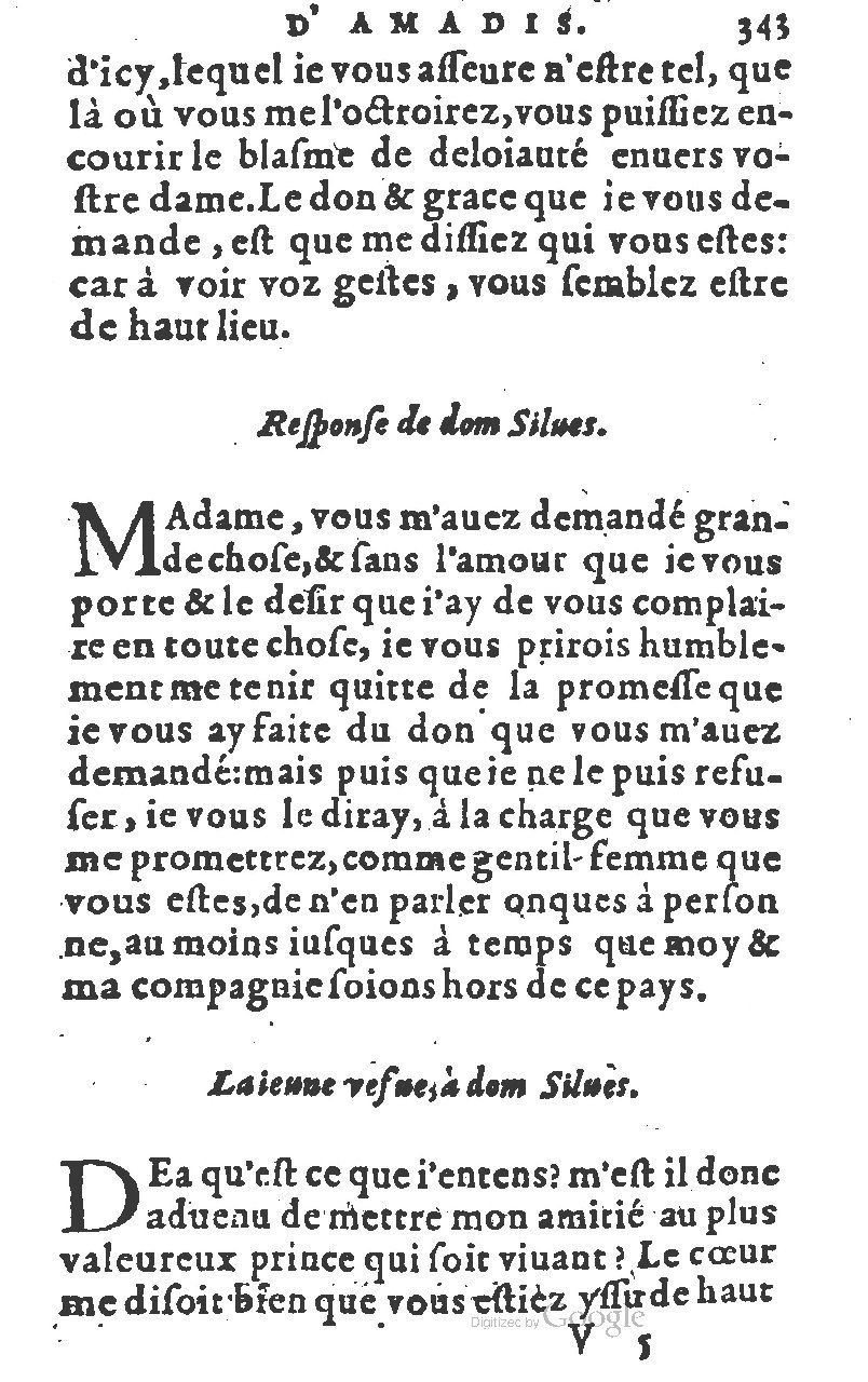 1582 - Jean Huguetan - Trésor des Amadis T. 1 - BM Lyon
