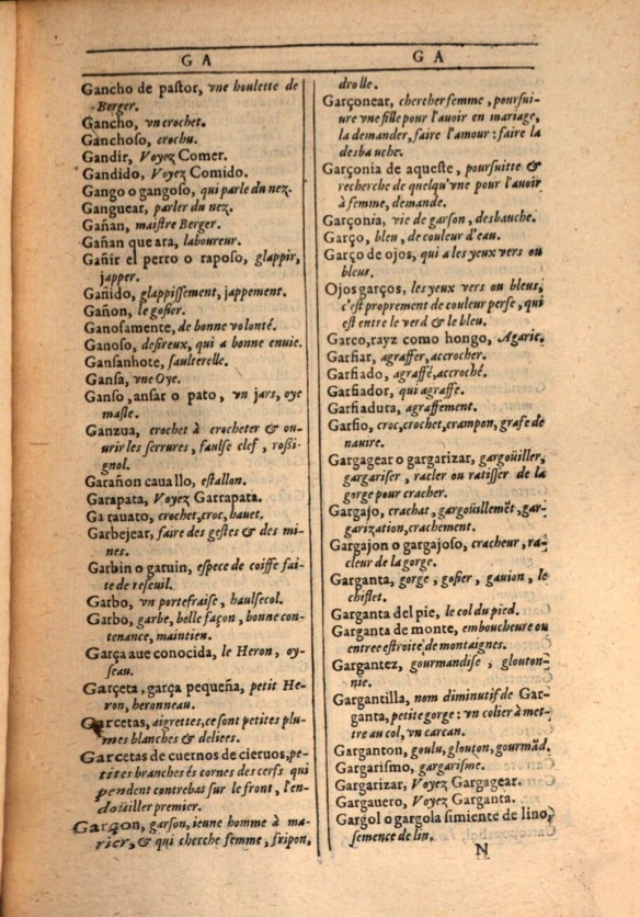 1607 - Marc Orry - Trésor des deux langues espagnole et française (Première et Seconde parties) - ÖNB Wien