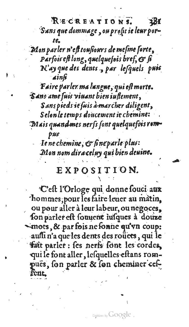 1627 - Jean Delamare - Trésor des récréations - BSB Munich