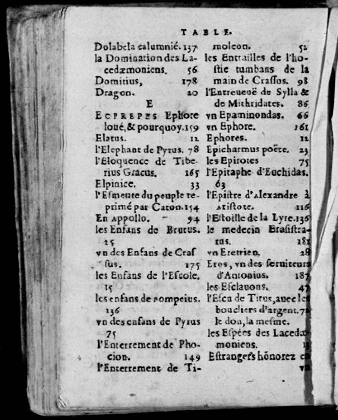 1574 - Benoît Rigaud - Trésor des vies de Plutarque - Avignon
