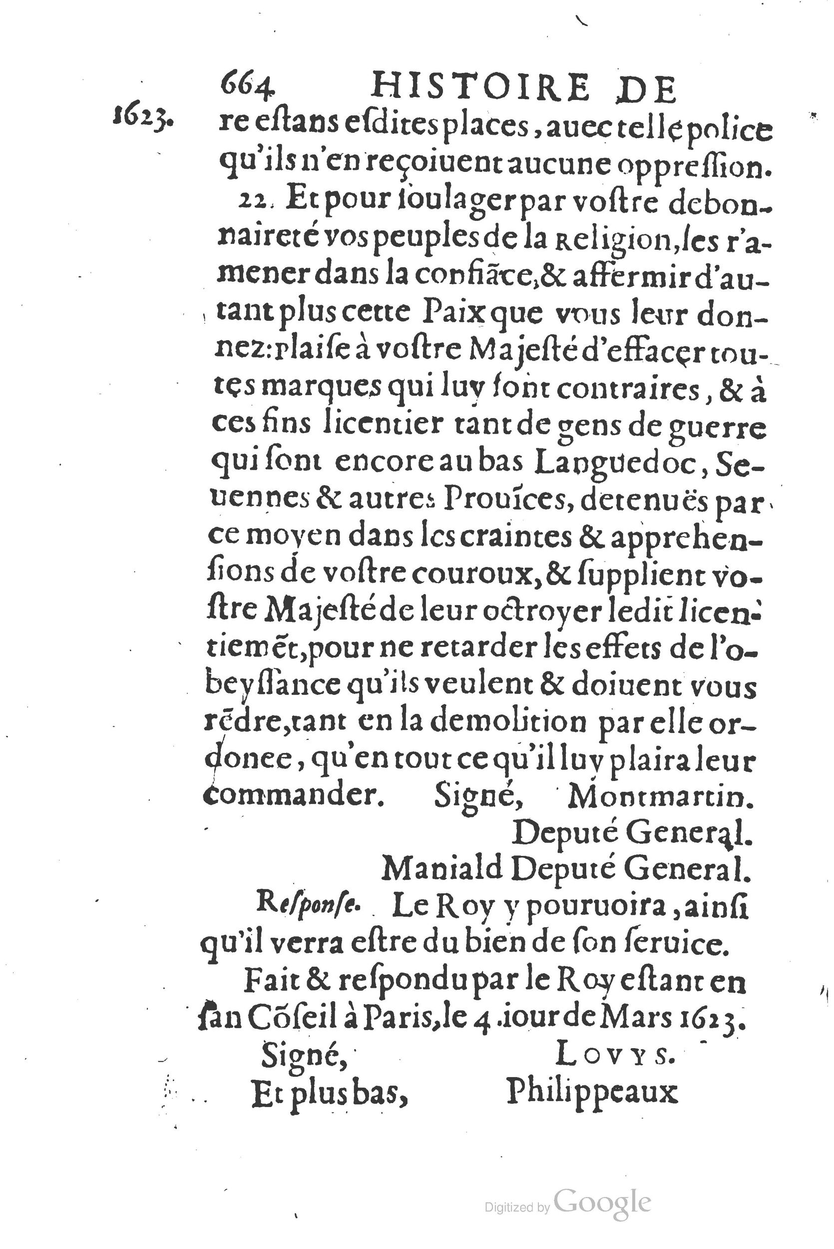 1626 - Joseph Bouillerot - Trésor de l’histoire générale de notre temps - BSB Munich