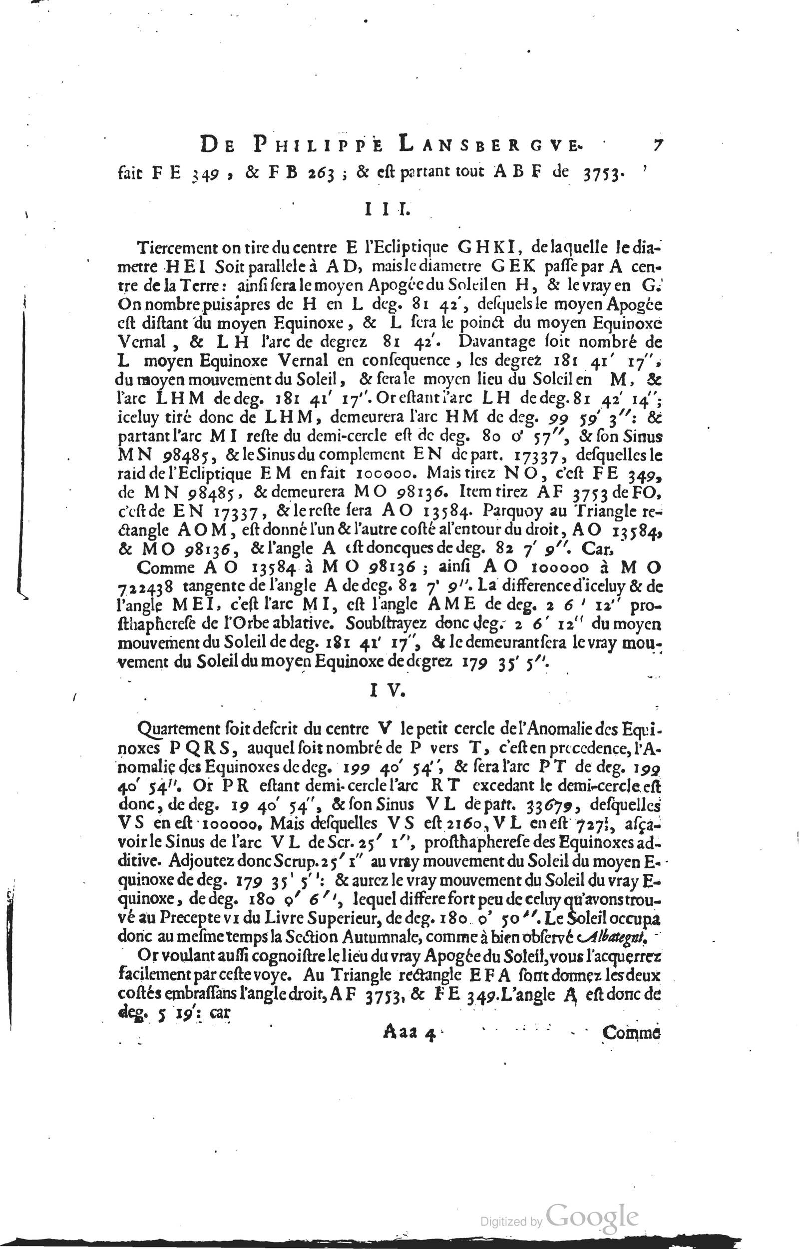 1634 - Zacharie Roman - Les Tables perpétuelles - Universiteit Leiden