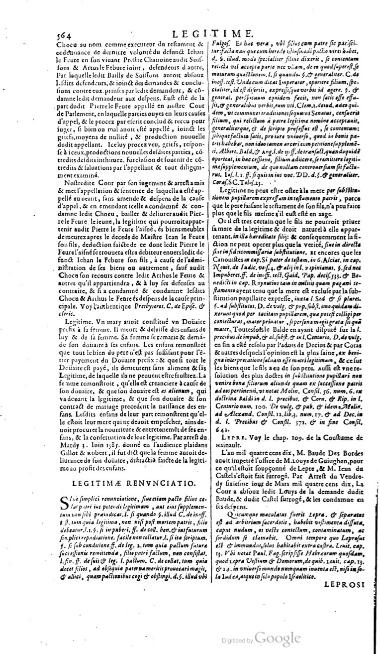 1629 - Veuve Nicolas Buon - Trésor du droit français (29620 T. 2) - BM Lyon