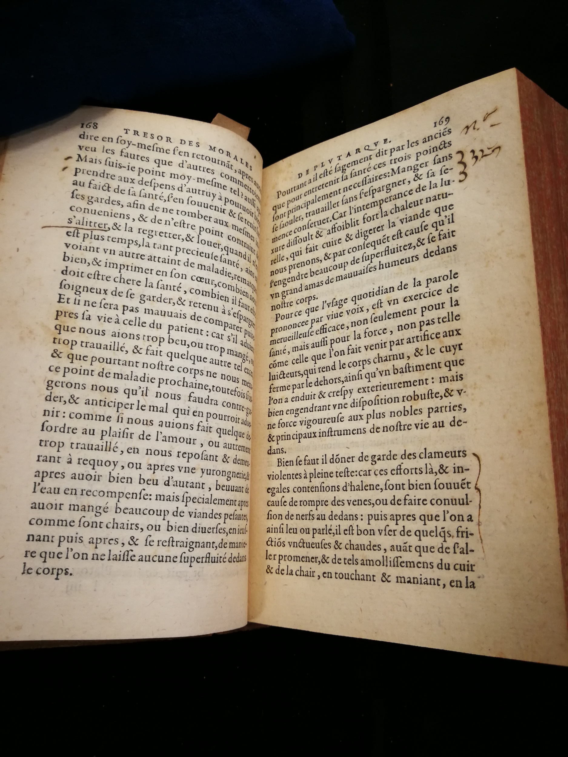 1577 - Jean Poupy - Trésor des morales de Plutarque - Les Méjanes, Aix-en-Provence