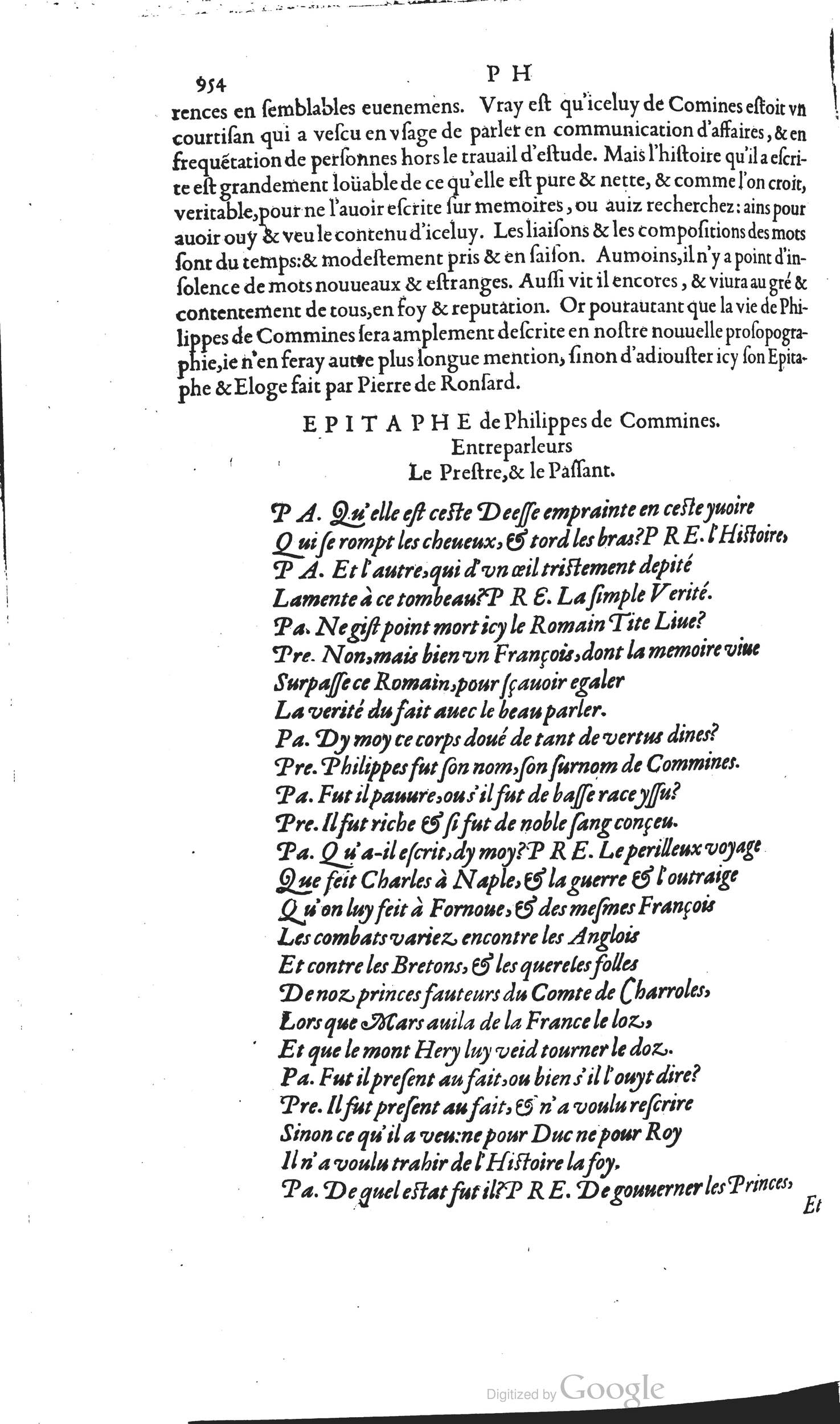 1585 - Barthélemy Honorat - Bibliothèques françaises - BSB Munich