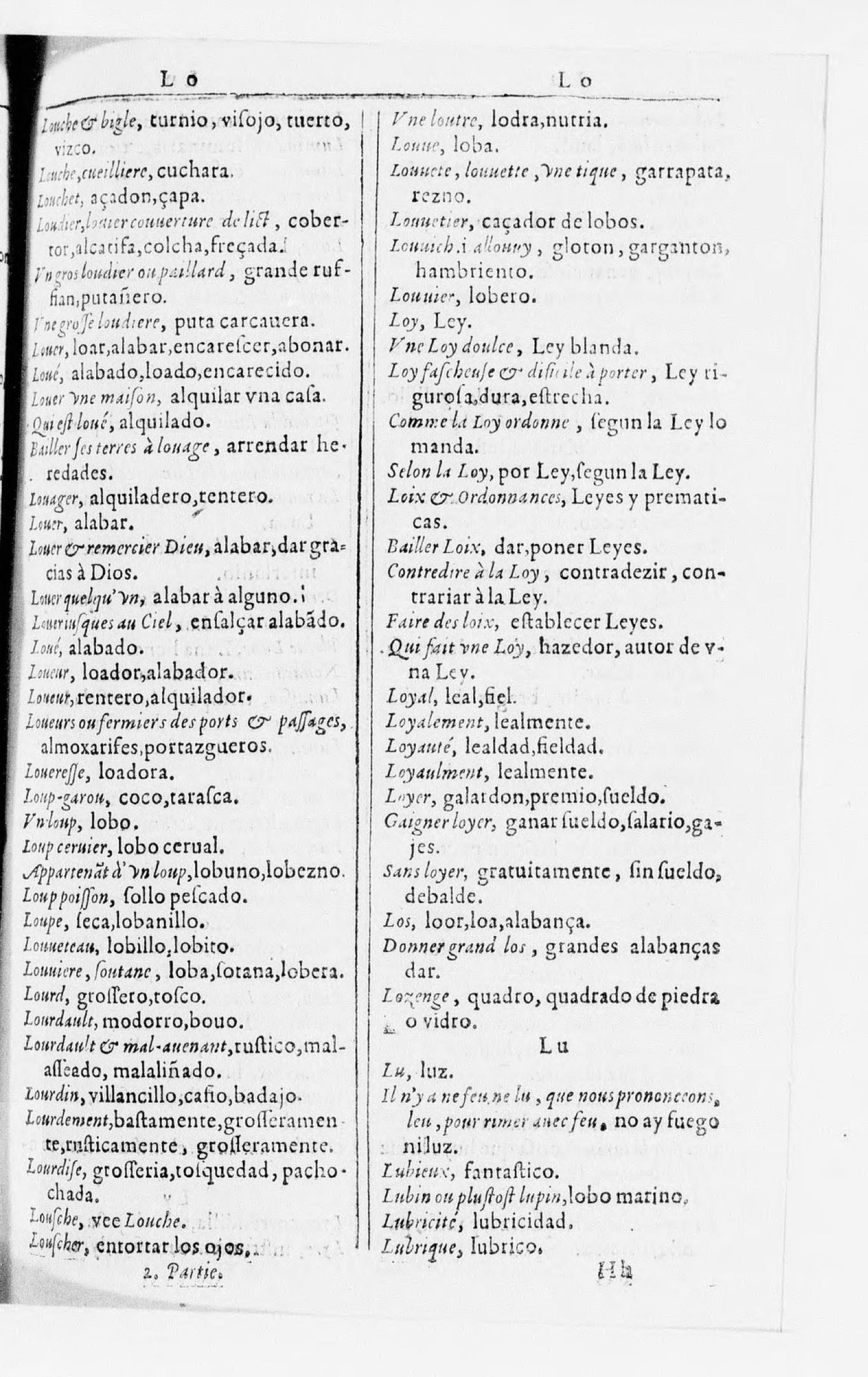 1616 - Veuve Marc Orry - Trésor des deux langues espagnole et française (Seconde partie) - BnF 1616 - Veuve Marc Orry - Trésor des deux langues espagnole et française (Seconde partie) - BnF