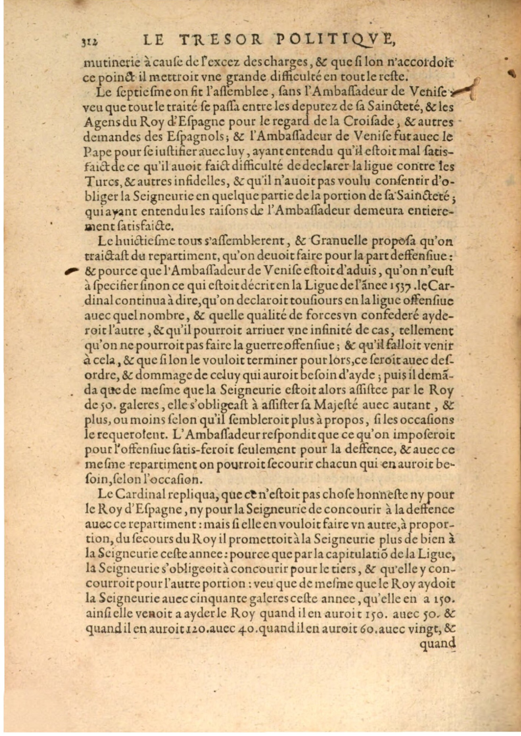 1608 - Nicolas Du Fossé - Trésor politique - BSB Munich