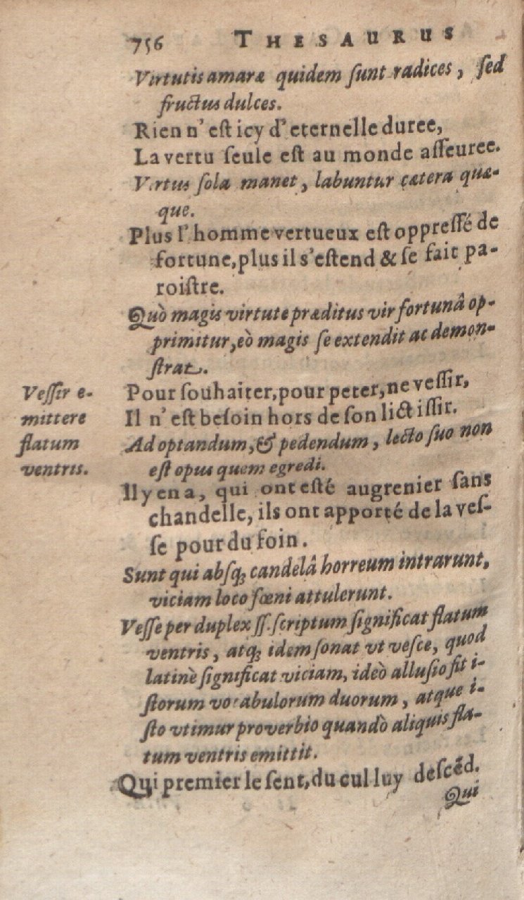 1612 - Dominicus Custos - Trésor des proverbes français - Bibliopol-Olomuc 1612 - Dominicus Custos - Trésor des proverbes français - Bibliopol-Olomuc