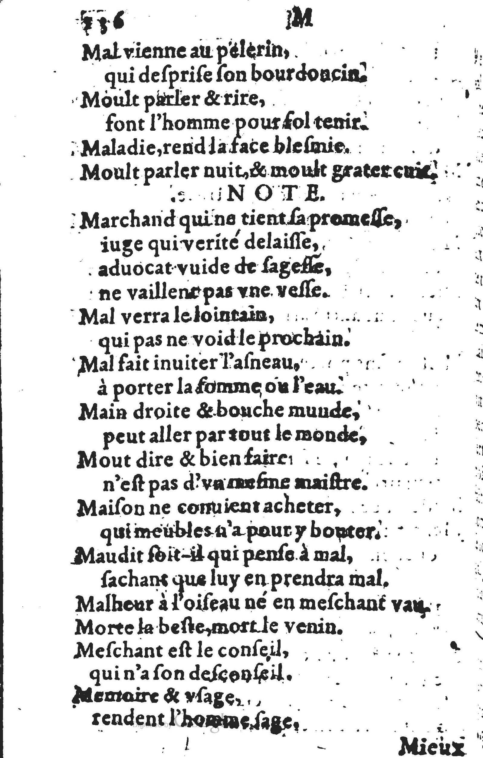1578 - Nicolas Lescuyer - Trésor des sentences dorées - UGent