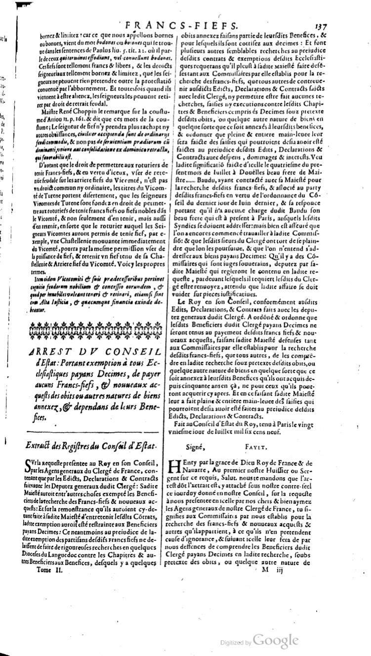 1629 - Veuve Nicolas Buon - Trésor du droit français (29620 T. 2) - BM Lyon