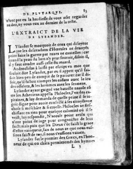 1574 - Benoît Rigaud - Trésor des vies de Plutarque - Avignon