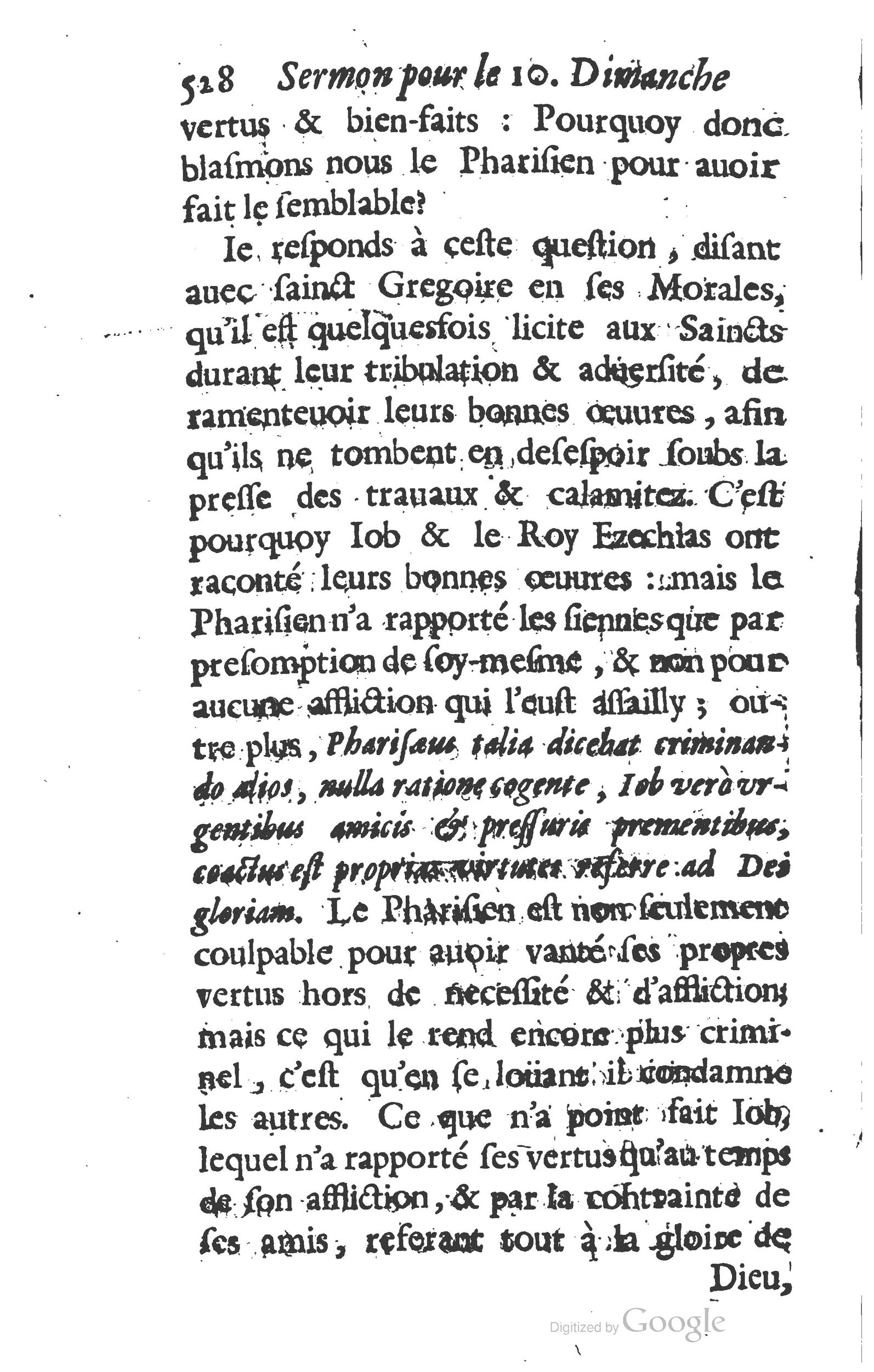 1629 - Manassés de Préaulx - Sermons ou Trésors de la piété chrétienne - BM Lyon