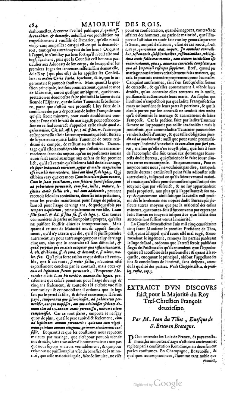 1629 - Veuve Nicolas Buon - Trésor du droit français (21754 T. 2) - BM Lyon