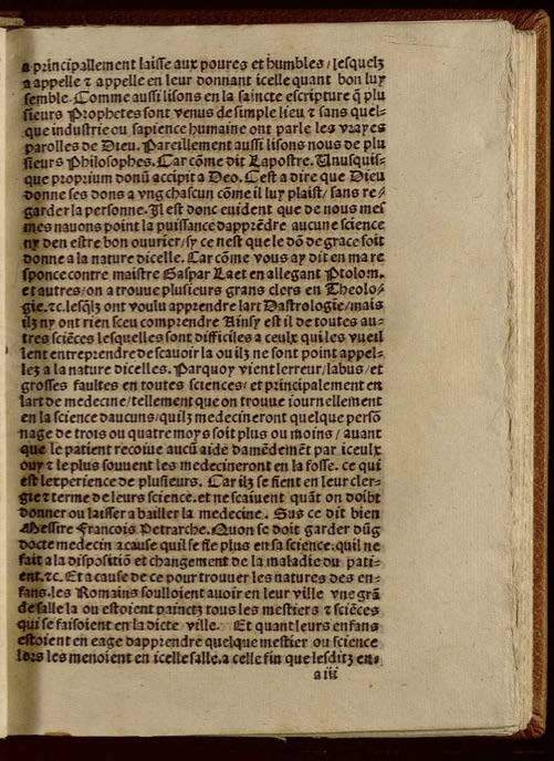 1532 - Jean Bignon - Trésor du remède préservatif et guérison de la peste - Séville Capitular y Colombina